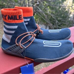 Dry Mile Navy and Orange Athletic Shoes